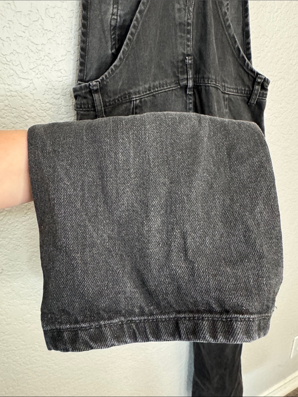 We the Free Free People Ziggy Overalls Size XS Black Denim Cotton - Picture 7 of 7